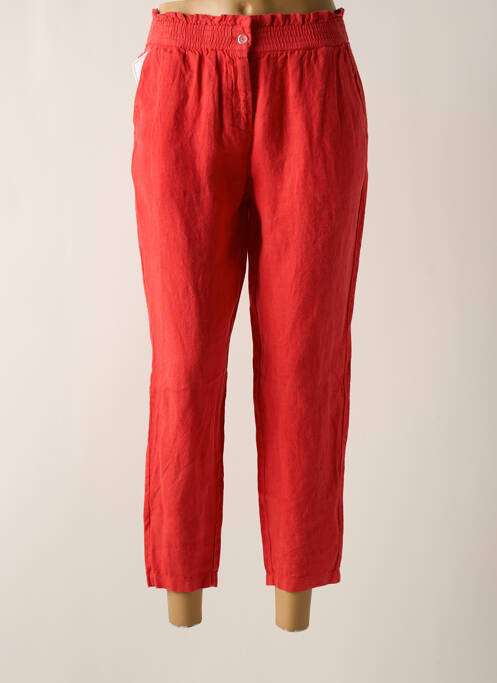 Pantalon 7/8 rouge LCDN pour femme