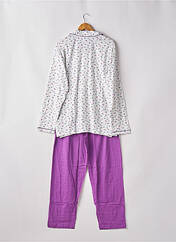 Pyjama violet JET pour femme seconde vue