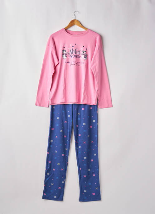 Pyjama rose MASSANA pour femme