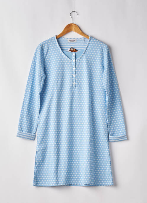 Chemise de nuit bleu MASSANA pour femme