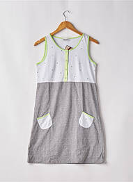 Chemise de nuit stretch gris MASSANA femme