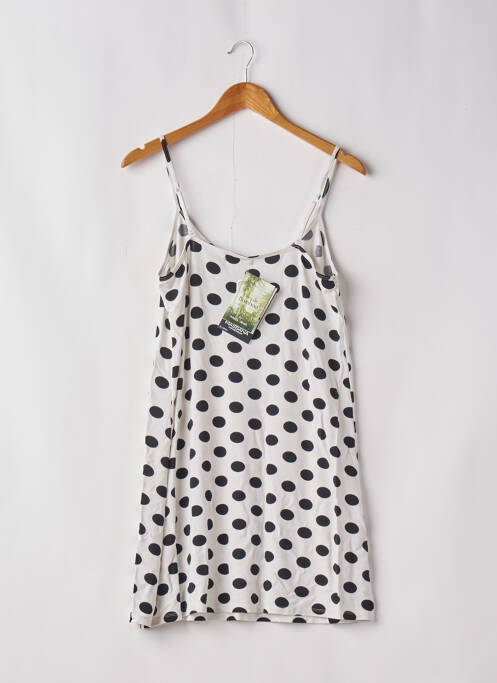 Nuisette/combinette col rond blanc MASSANA femme