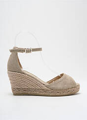 Espadrilles beige GAIMO pour femme seconde vue