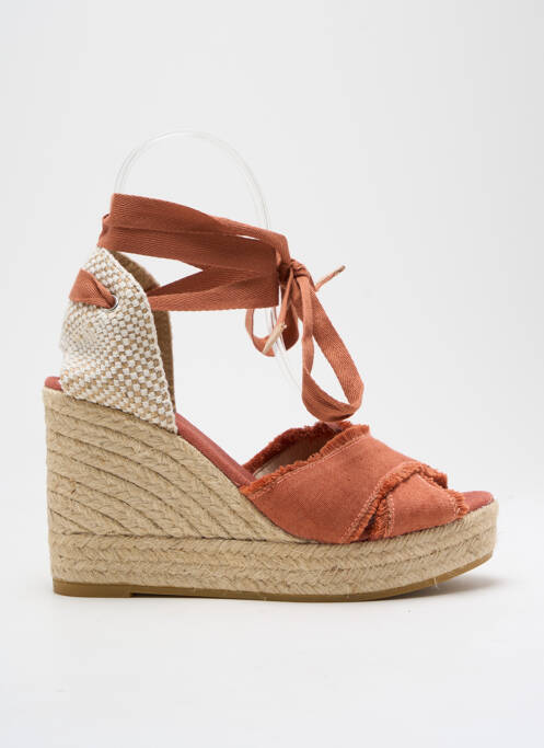 Espadrilles orange GAIMO pour femme