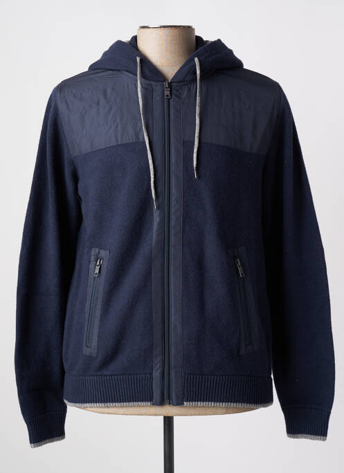 Veste casual bleu DELAHAYE pour homme