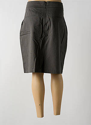 Jupe mi-longue taille haute vert GRIFFON femme
