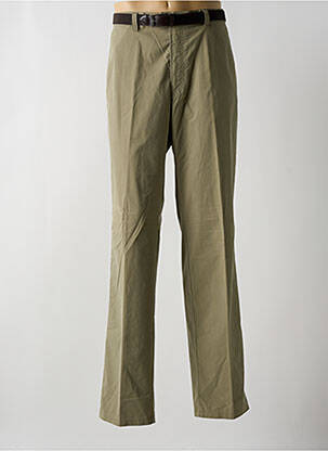 Pantalon chino stretch taille normale vert BRÜHL homme