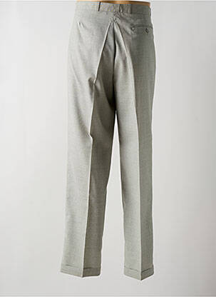Pantalon droit tissage chiné taille normale gris CLAUDIUS homme