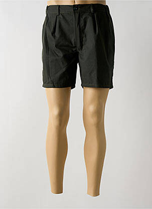 Short fermeture zippée sous rabat boutonné taille normale vert LMA homme