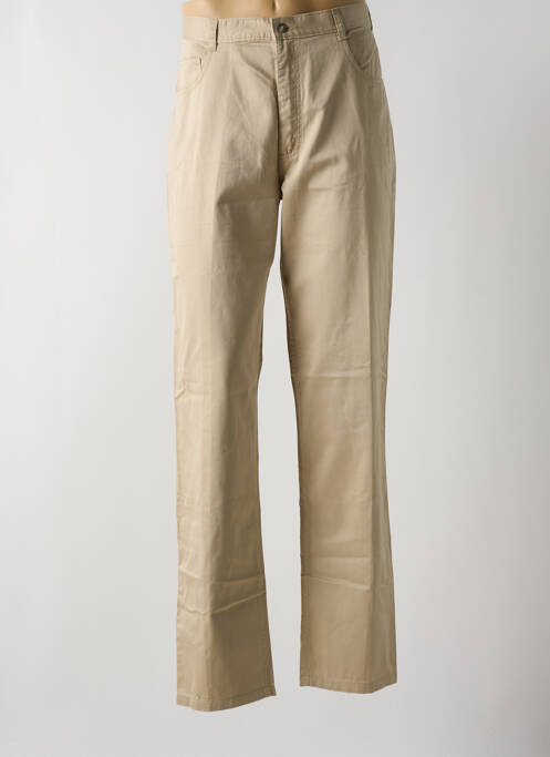 Pantalon droit tissage popeline taille normale beige MP COMPANY homme