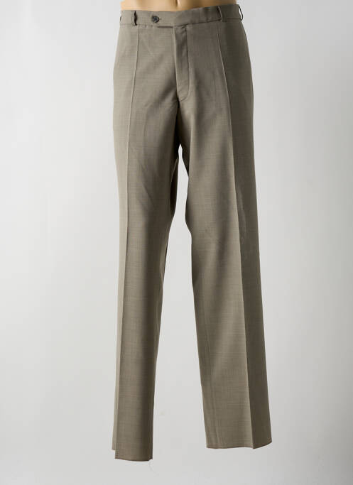 Pantalon droit tissage chiné taille normale gris BRÜHL homme