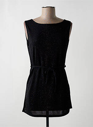 Top stretch sans manche noir MIL MIKE femme