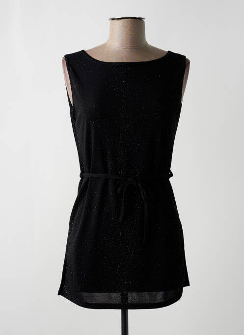 Top stretch sans manche noir MIL MIKE femme