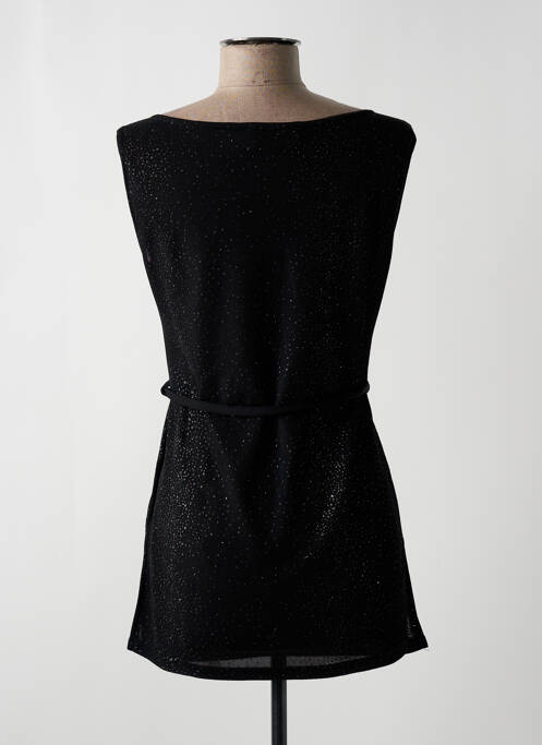 Top stretch sans manche noir MIL MIKE femme
