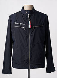 Blouson col officier bleu DELAHAYE homme