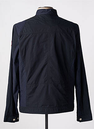 Blouson col officier bleu DELAHAYE homme