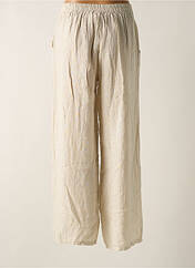 Pantalon large beige INTUITION pour femme seconde vue