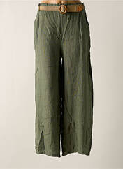 Pantalon large vert INTUITION pour femme seconde vue