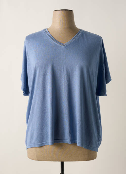 Top bleu ANDROMEDE pour femme