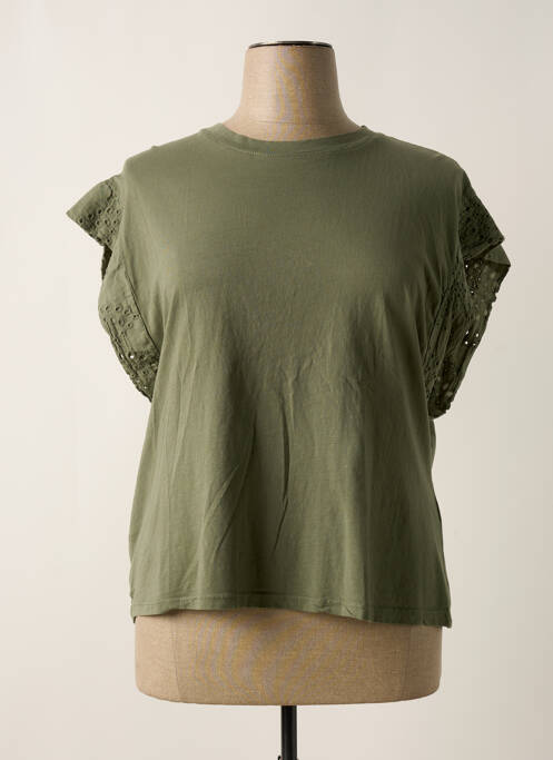 T-shirt vert fonce ANDROMEDE pour femme