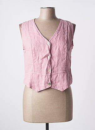 Gilet sans manche rose INTUITION pour femme