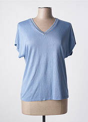 Top bleu ANDROMEDE pour femme seconde vue