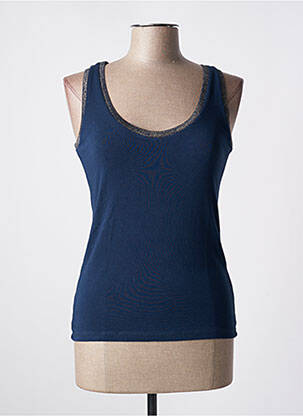 Top bleu IZZY pour femme