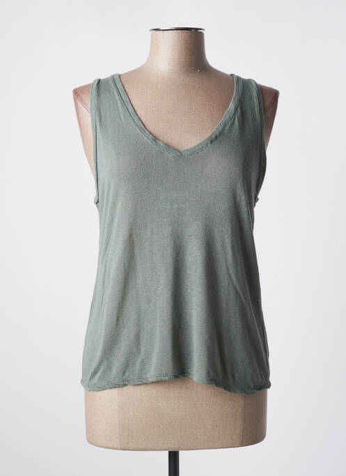 Top vert ANDROMEDE pour femme