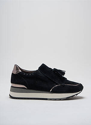 Baskets fermeture elastique talon de 4 à 6cm noir ADIGE femme
