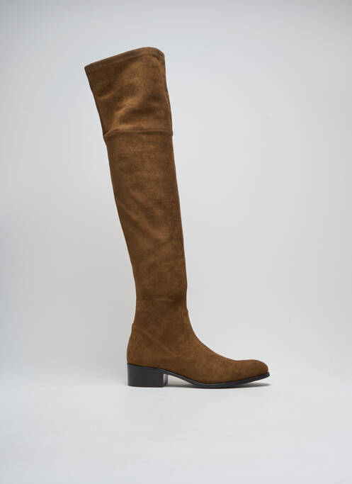 Cuissardes bout rond talon de 4 à 6cm marron ADIGE femme