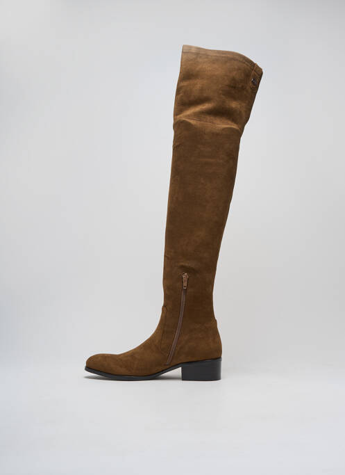 Cuissardes bout rond talon de 4 à 6cm marron ADIGE femme