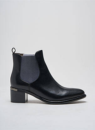 Bottines/boots matière lisse talon de 4 à 6cm noir ADIGE femme