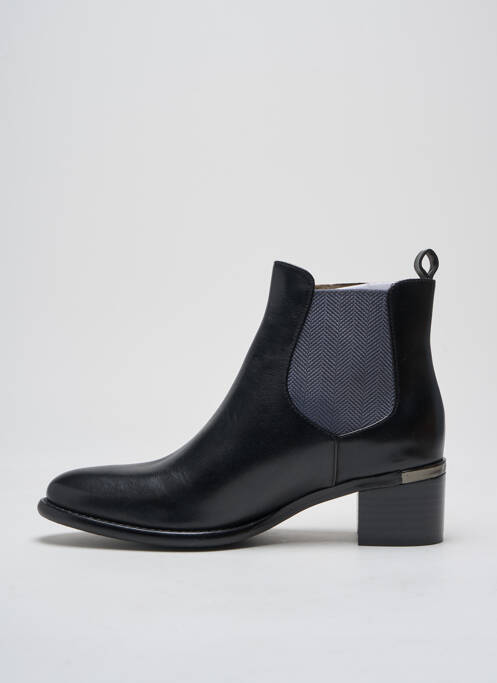 Bottines/boots matière lisse talon de 4 à 6cm noir ADIGE femme