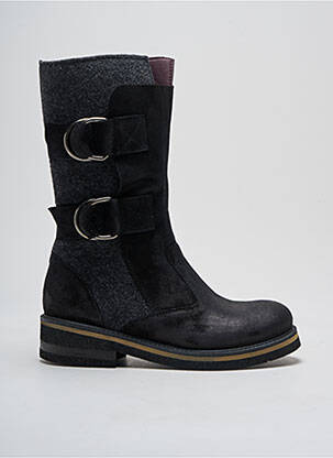 Bottines/boots nubuck talon plat jusqu'à 3cm noir BRAKO femme