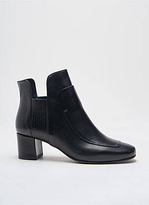 Bottines/boots matière lisse talon de 4 à 6cm noir YVES DESFARGE femme