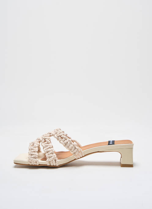 Mules/Sabots beige ANGEL ALARCON pour femme