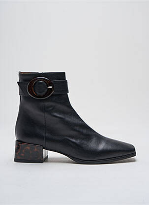 Bottines/boots matière lisse talon de 4 à 6cm noir ANGEL ALARCON femme