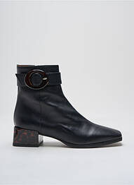 Bottines/boots matière lisse talon de 4 à 6cm noir ANGEL ALARCON femme