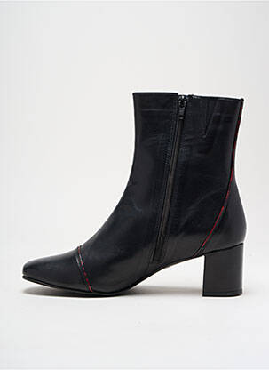 Bottines/boots matière lisse talon de 4 à 6cm noir XAVIER DANAUD femme