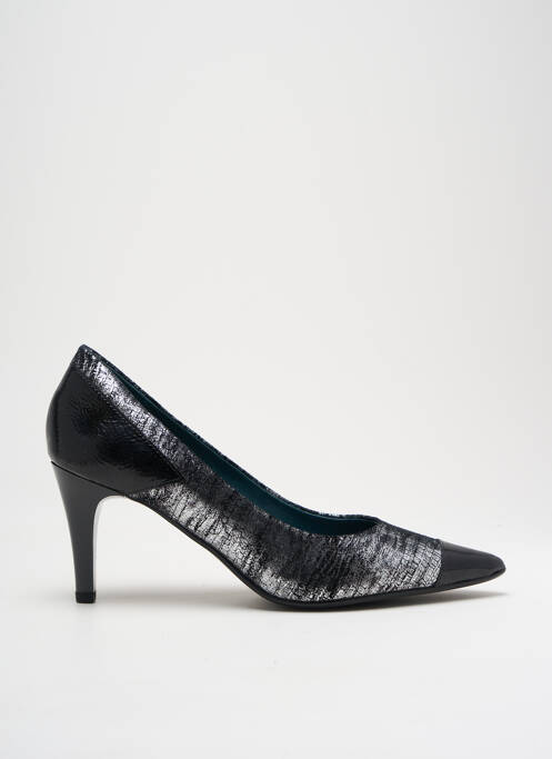 Escarpins tissage satiné talon de 4 à 6cm noir KARSTON femme