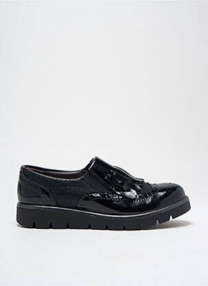 Derbies tissage satiné talon plat jusqu'à 3cm noir ALTEX femme