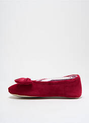 Chaussons/Pantoufles rouge ISOTONER pour femme seconde vue