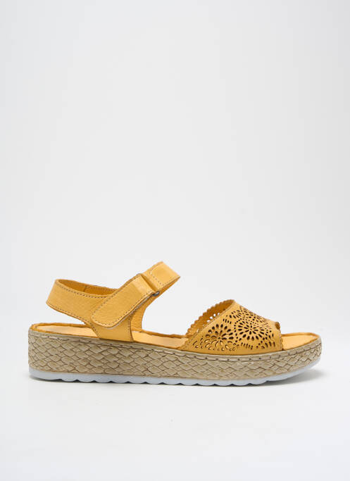 Sandales/Nu pieds jaune ALTEX pour femme