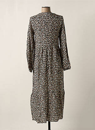 Robe longue manches longues manches longues gris MUS & BOMBON femme