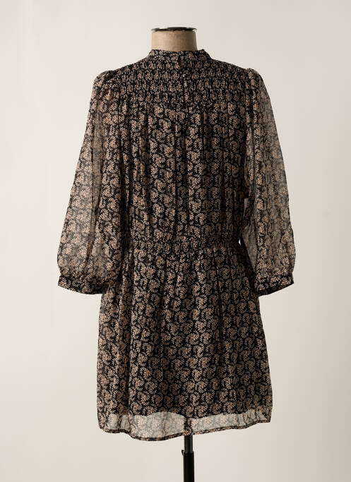 Robe courte manches 3/4 manches 3/4 noir ARTLOVE femme