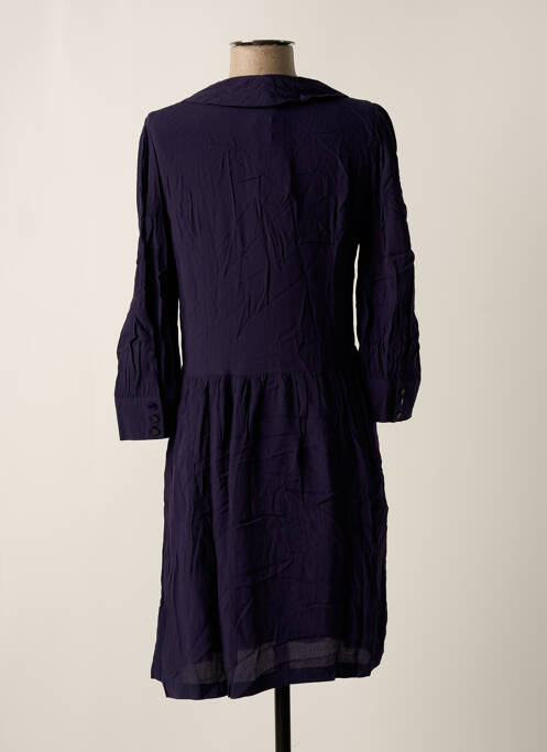 Robe mi-longue bleu ORFEO pour femme