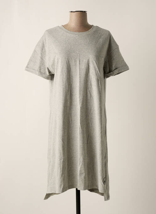 Robe mi-longue gris CHARLIOR pour femme