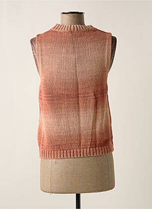 Pull stretch sans manche rose MUS & BOMBON femme