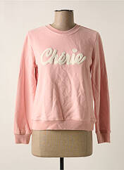 Sweat-shirt rose CHARLIOR pour femme seconde vue