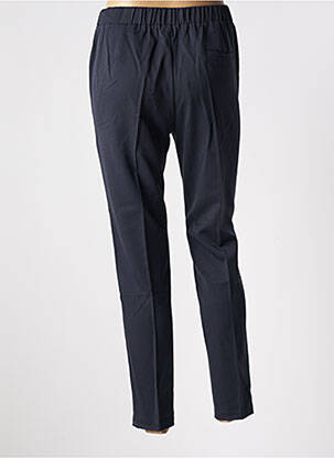 Pantalon slim taille élastique bleu GRACE & MILA femme